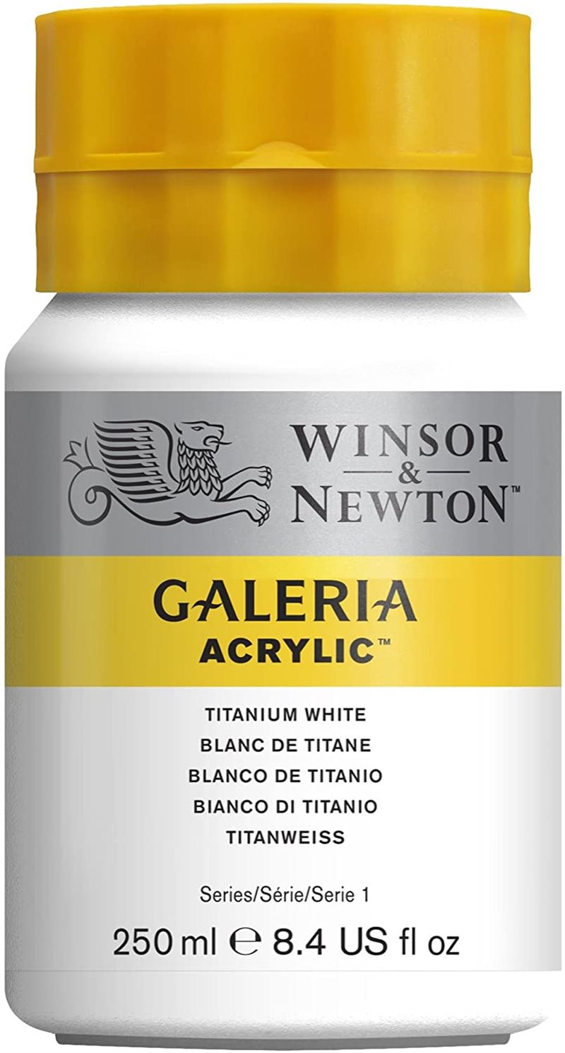 Akrylfärg Galeria 250ml Titanium White 644