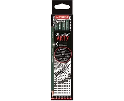 Skiss- Skuggpennor STABILO ARTY Othello B+H 6-pack
