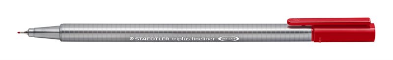Fineliner Triplus 0,3 mm röd