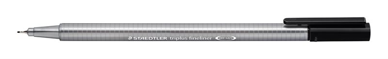 Fineliner Triplus 0,3 mm svart