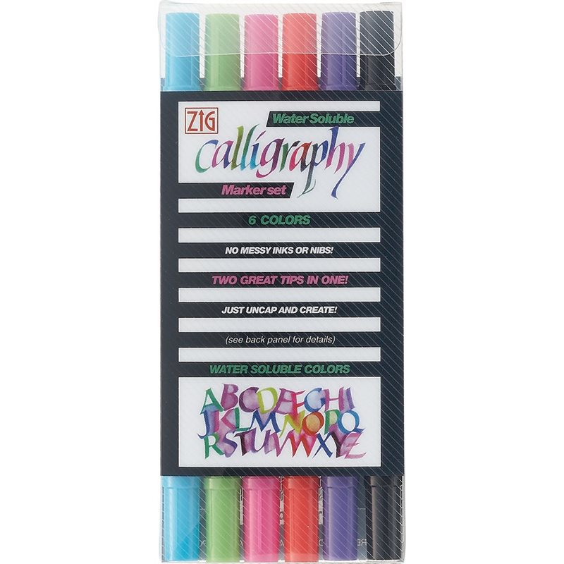 ZIG Calligraphy II TC-3100 6-pack