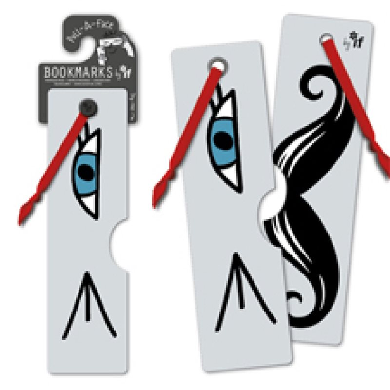 Pull - a - Face Bookmarks - Wink