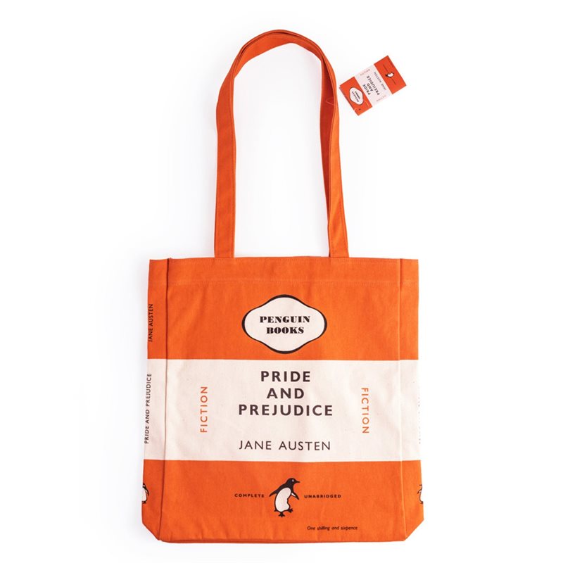 Pride and Prejudice Book Bag Orange