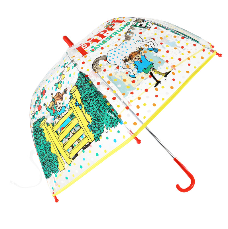 Pippi Paraply rödgult Ø 71 cm