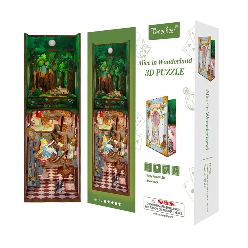 Book Nook Alice in Wonderland