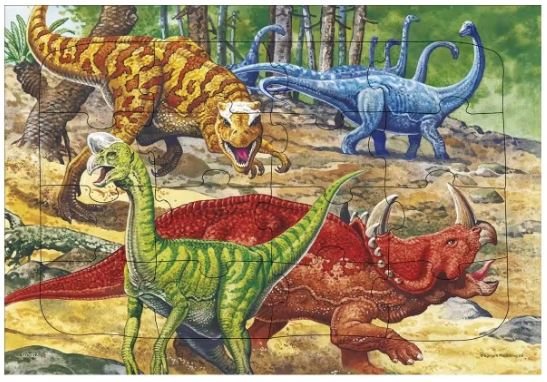 Pussel Dinosaurier 16b
