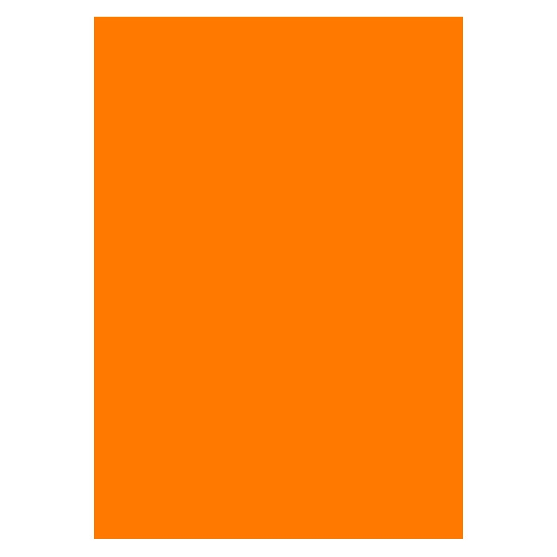 Neon.krt 50x70 260g 1ark, Orange