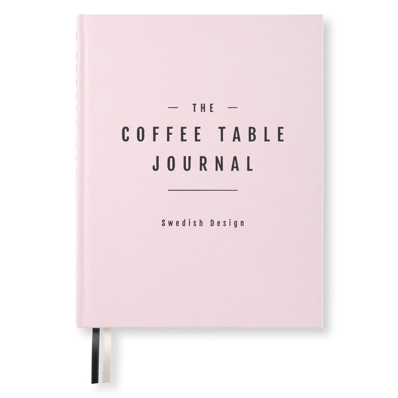 Coffee Table Journal Clean Dusty Rose