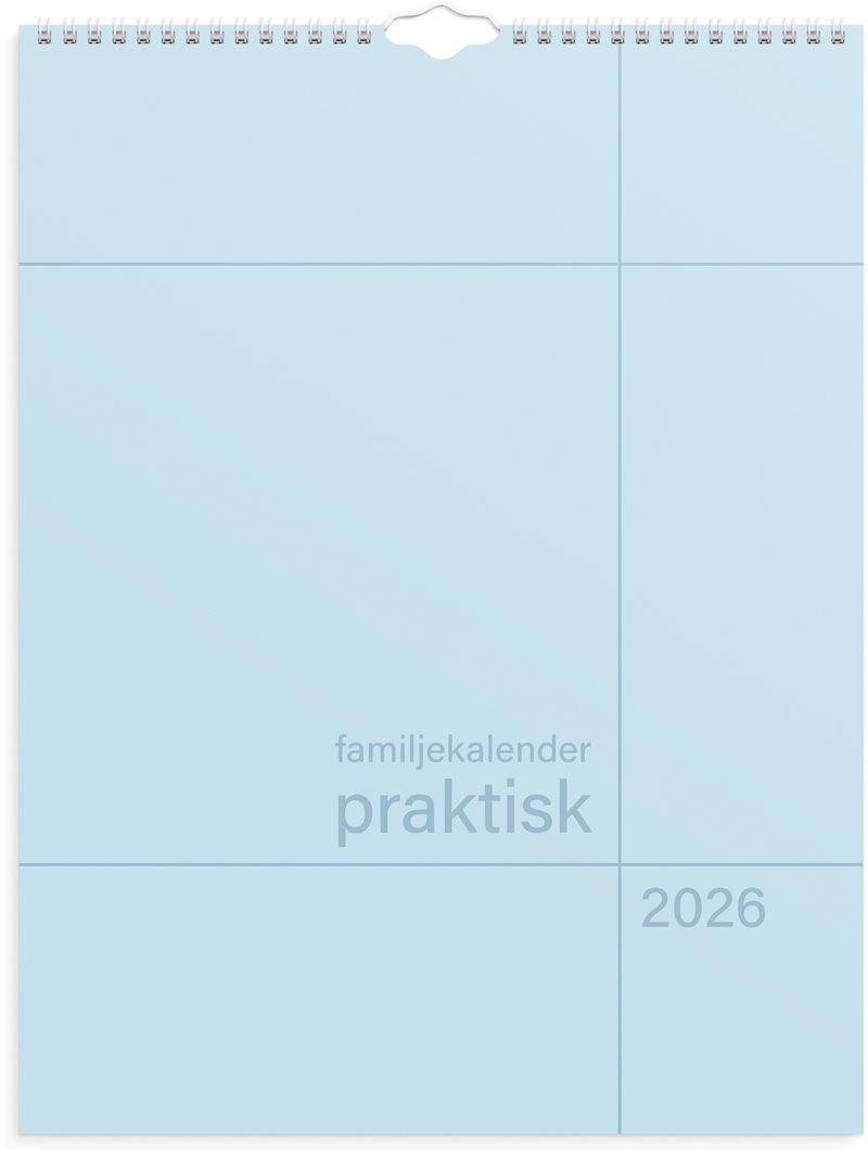 Familjekalender 2026 Praktisk
