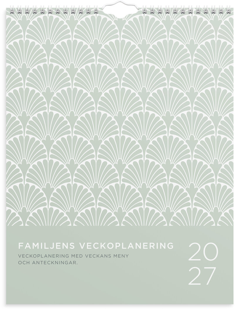 Familjens veckoplanering 2027