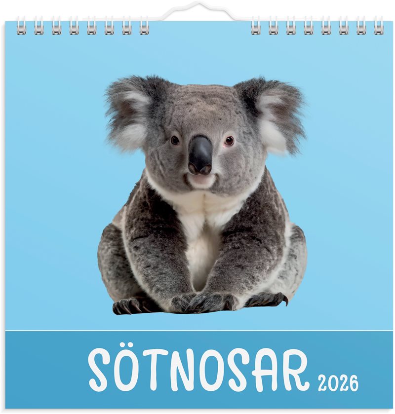 Väggkalender 2026 Sötnosar