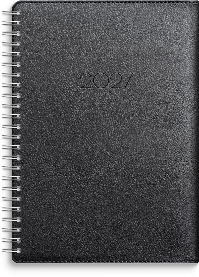 Kalender 2027 Senator A5 Twist svart