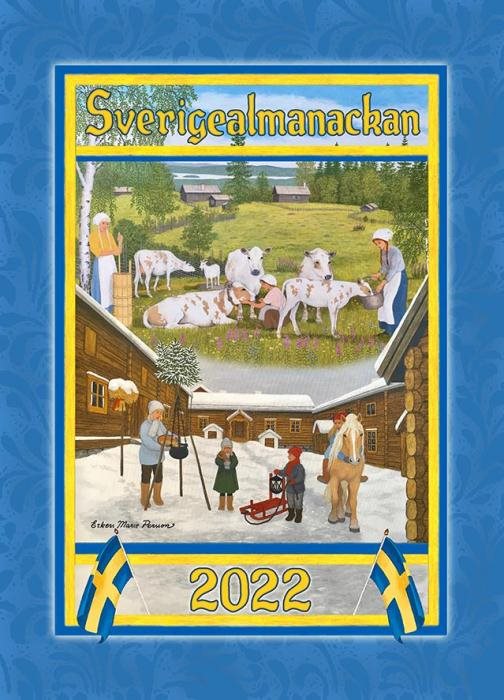 Sverigealmanackan A4 Väggkalender