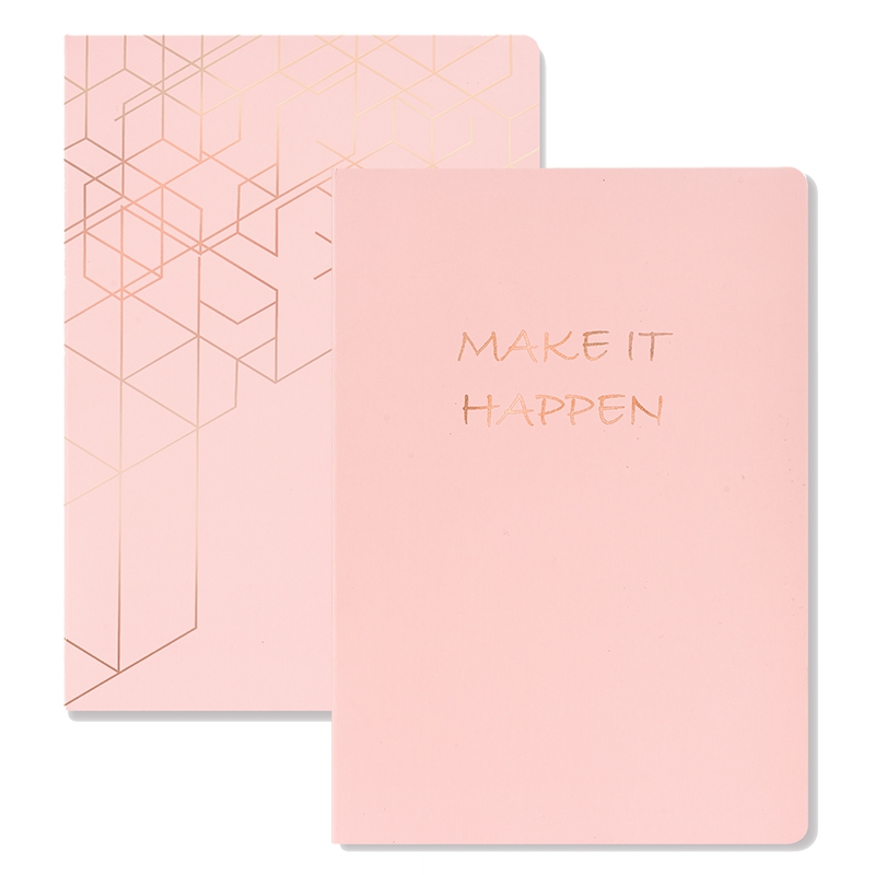 KOZO Notebook A5 2-pack, Pink