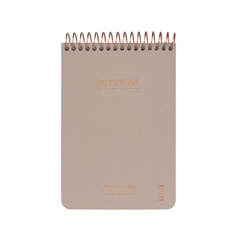 KOZO Anteckningsbok A6 Premium Sand