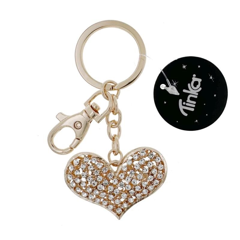 Nyckelring BagCharm Hjärta | Tinka Keyring