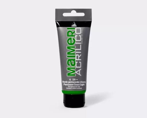 Akrylfärg Maimeri Acrilico 75ml 339 Permanent Light Green