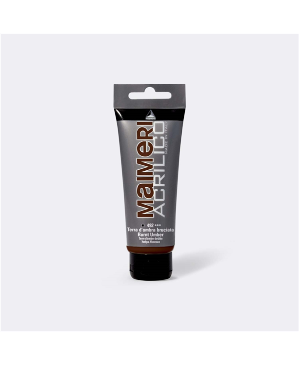 Akrylfärg Maimeri Acrilico 75ml 492 Burnt Umber