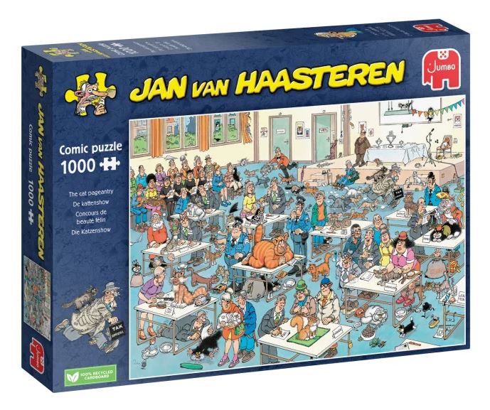 Pussel Jan van Haasteren - Kattenshow 1000bitar