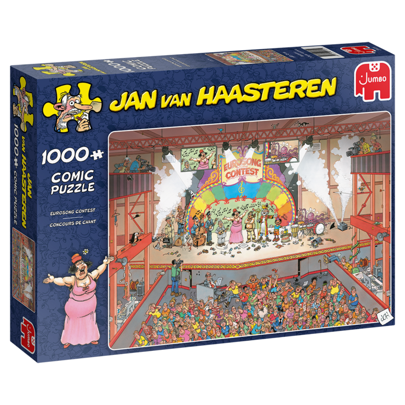 Pussel Jan van Haasteren Eurosong Contest Finals 1000 Bitar