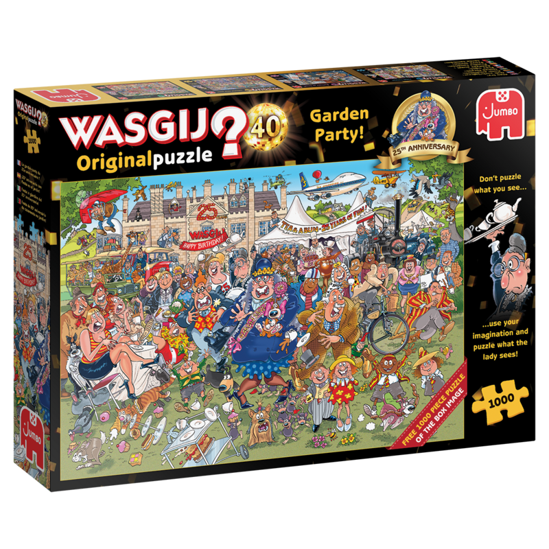 Pussel Wasgij Original 40 - Garden Party! 25th Anniversary 1000 Bitar