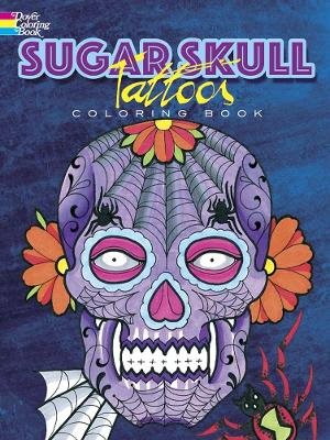 Sugar skull tattoos coloring book