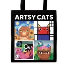 Artsy Cats Reusable Shopping Bag