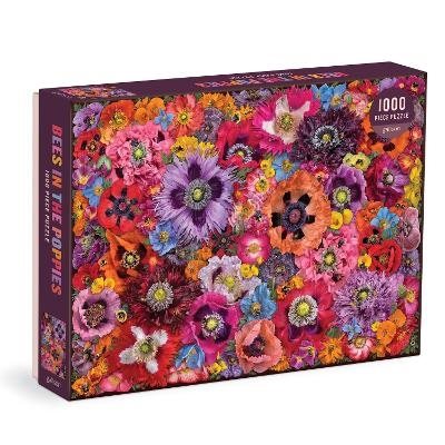 Bees in the Poppies 1000 Piece Puzzle