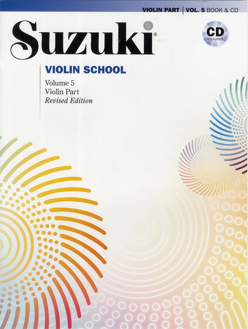 Suzuki violin  5 Bok-CD Kombo