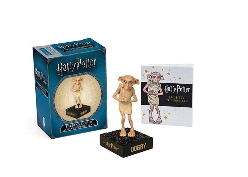 Harry Potter Talking Dobby And Collectible Book