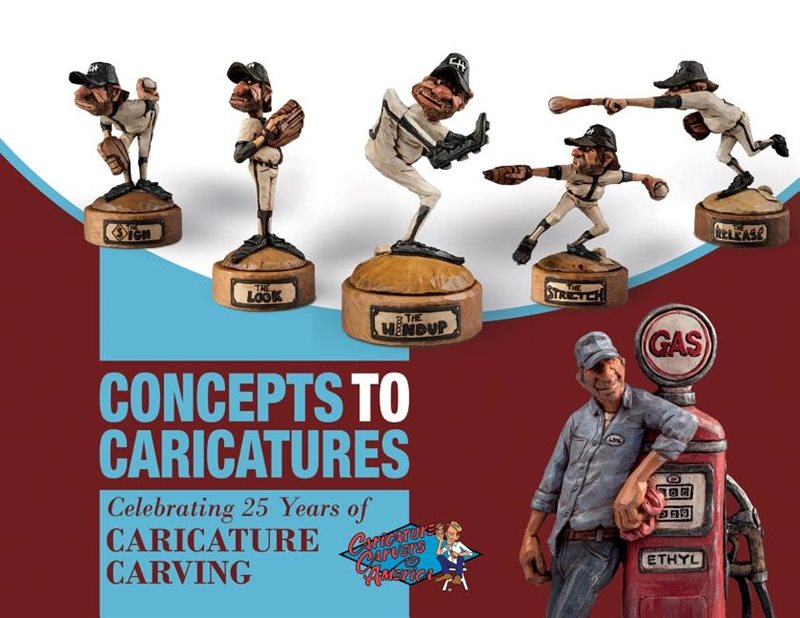 Concepts to caricatures - celebrating 25 years of caricature carving