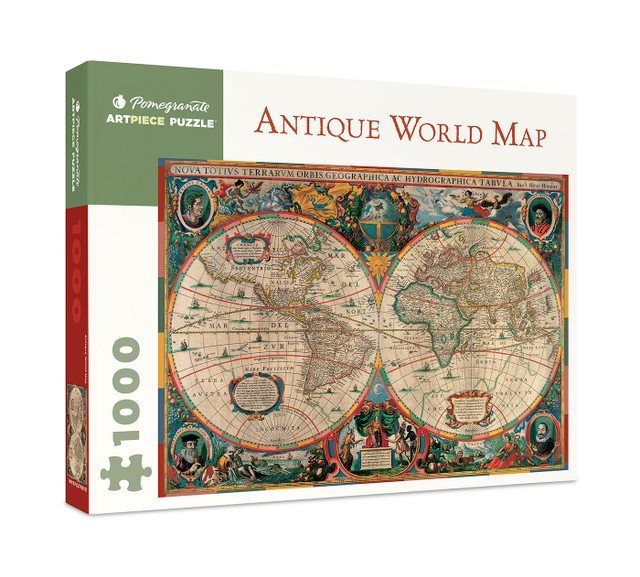 Antique World Map 1000-piece Puzzle