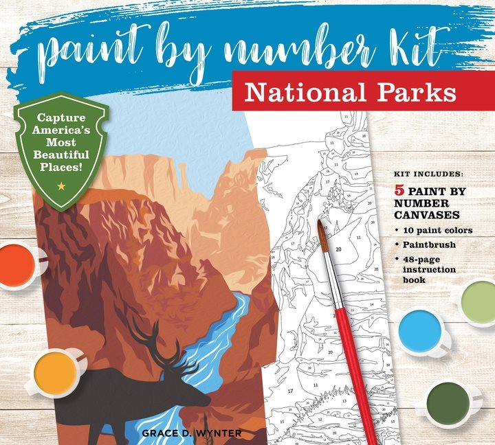 Paint By Number National Parks Kit