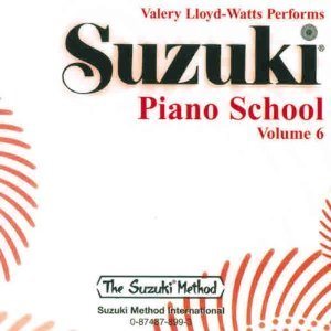 Suzuki piano lloyd-watts cd 6