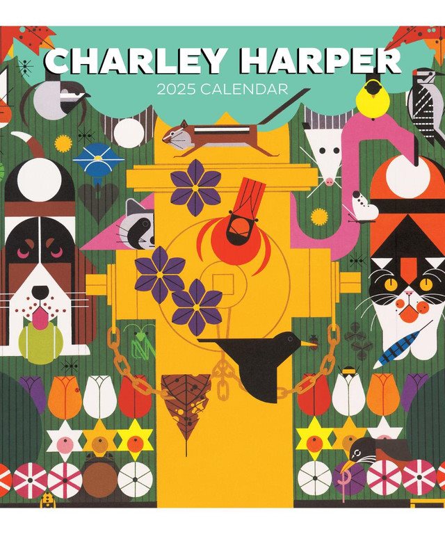 Charley Harper CAL25138: 2025 Wall Calendar