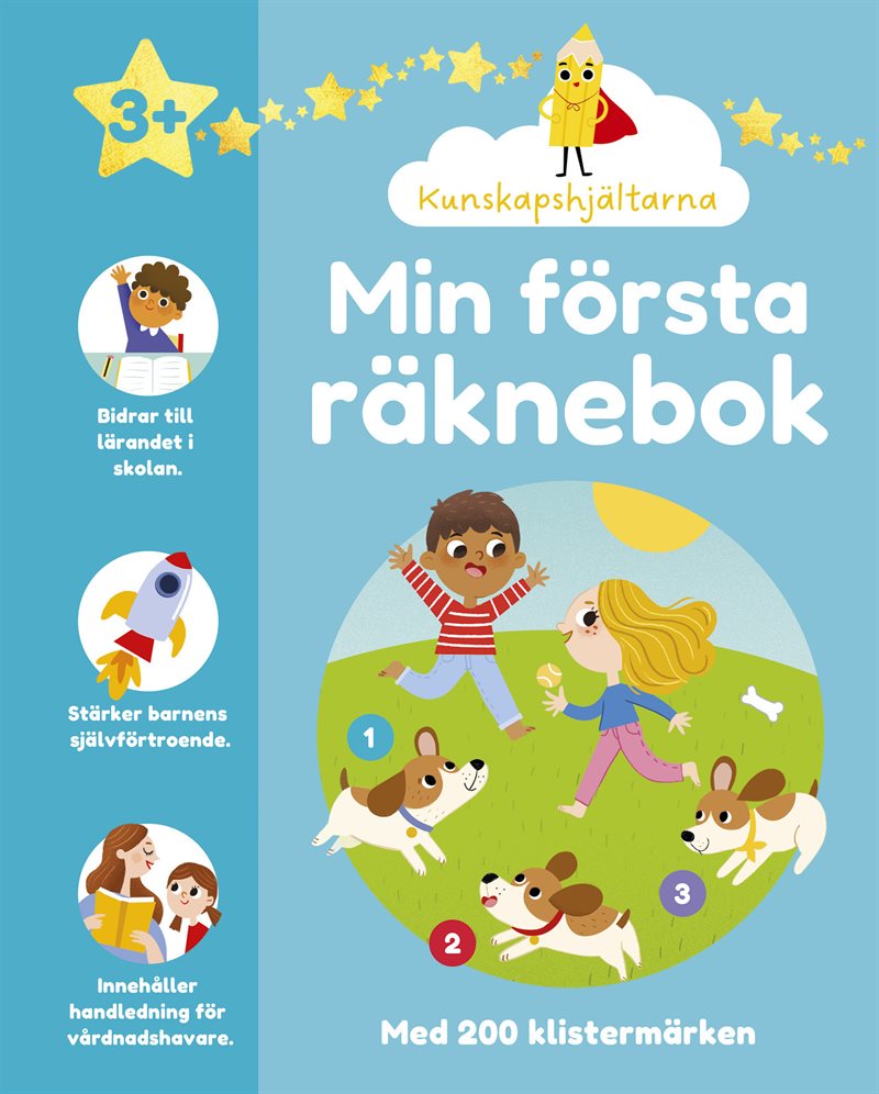 Min första räknebok - Pysselbok med klistermärken