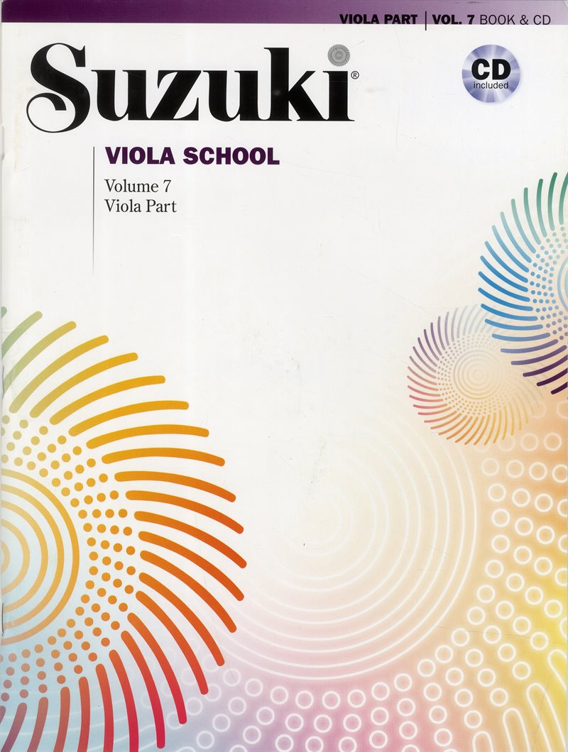 Suzuki Viola school 7 bok/cd kombo