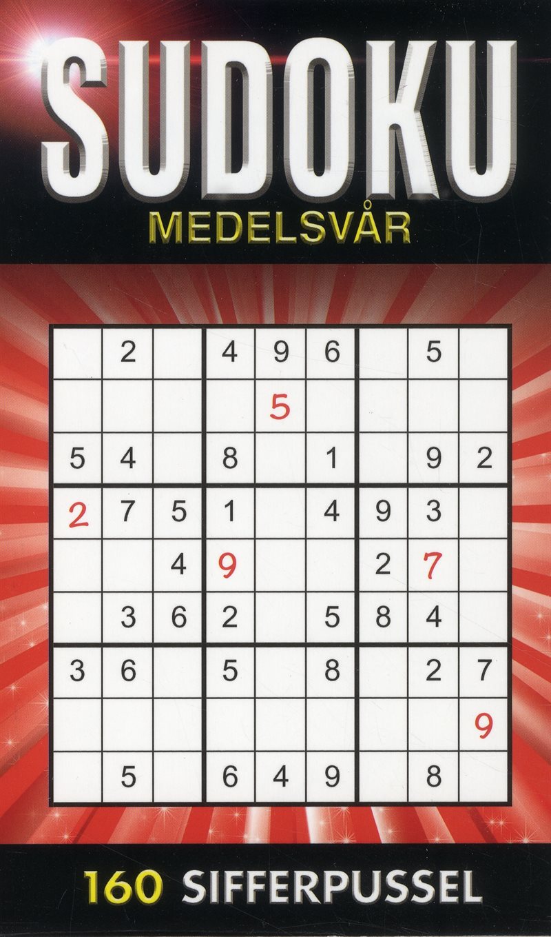 Sudoku Medelsvår Röd