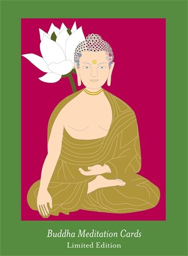 Buddha lotus cards