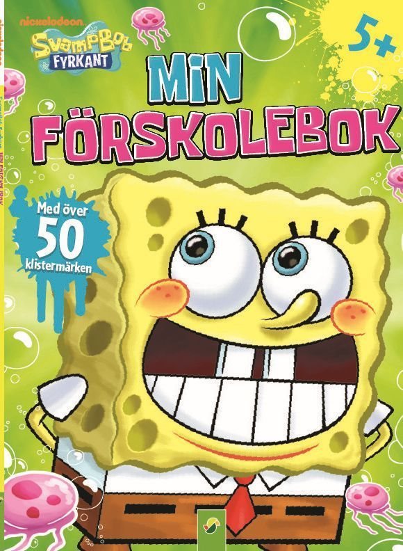 Svampbob min förskolebok : med klistermärken