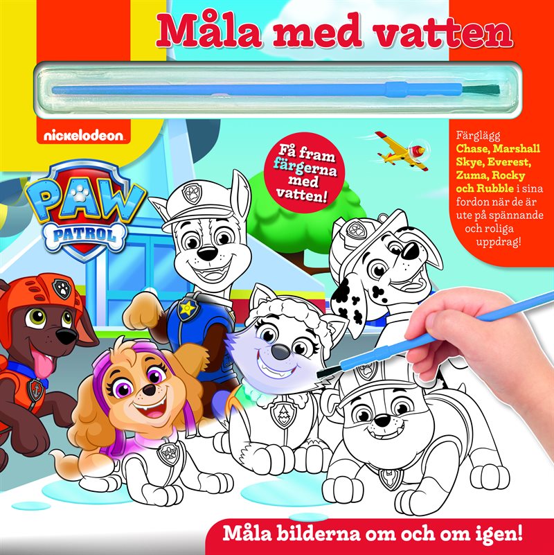 Måla med vatten. Paw Patrol