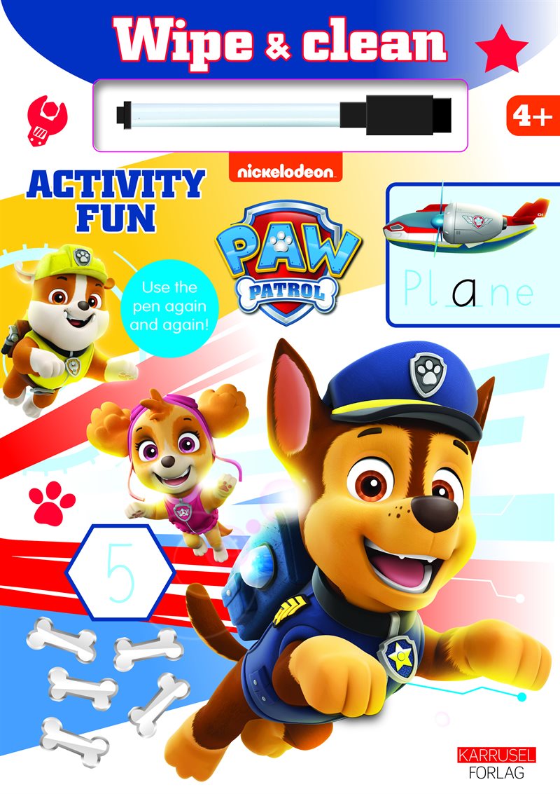 Nickelodeon - Paw Patrol - Wipe & Clean - Activity Fun