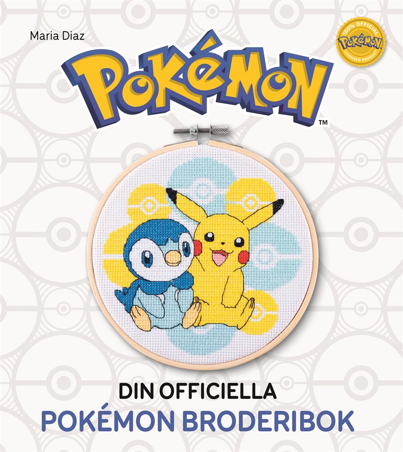 Din officiella Pokemon-broderibok : brodera med korsstygn