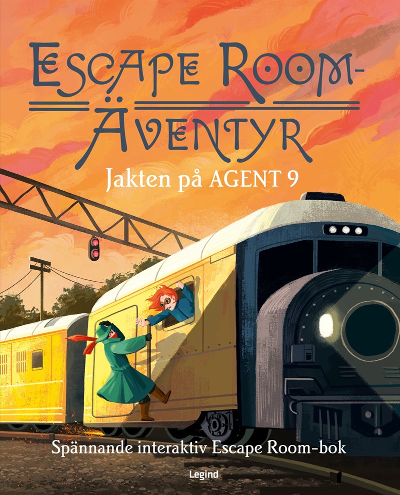 Jakten på Agent 9 : spännande interaktiv Escape Room-bok