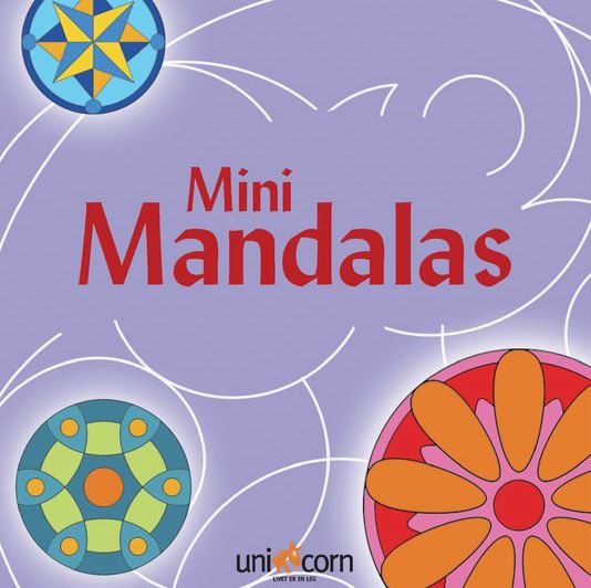 Målarbok Mini Mandalas Lila