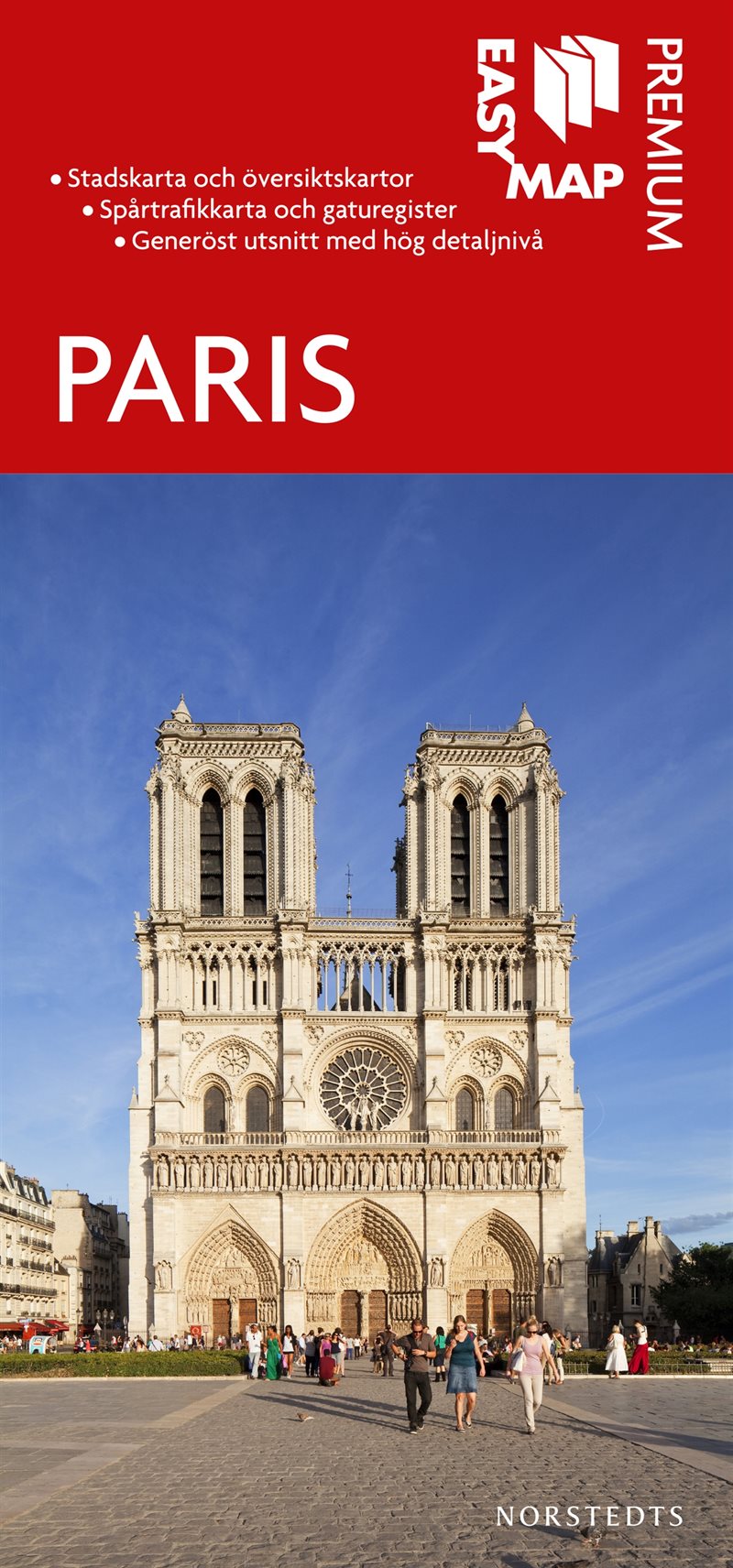 Paris Premium EasyMap stadskarta : 1:15000