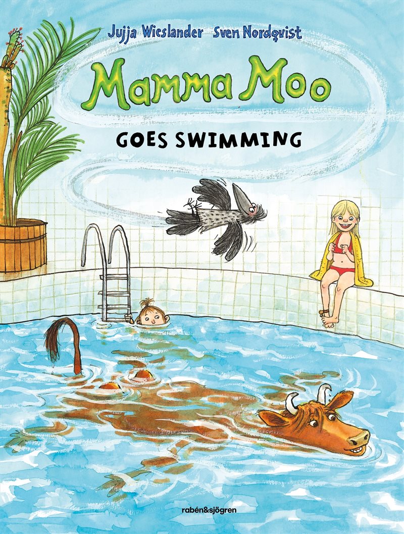 Mamma Moo goes swimming