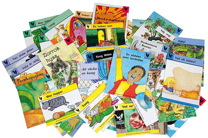 Vingböckerna Komplett sats Steg 1-12 60 böcker