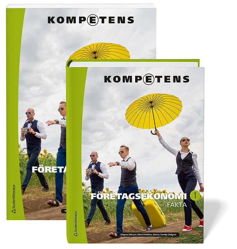 Kompetens Företagsekonomi 1 Paket fakta- och övningsbok - Digitalt + Tryckt