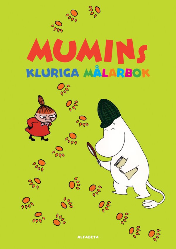 Mumins kluriga målarbok